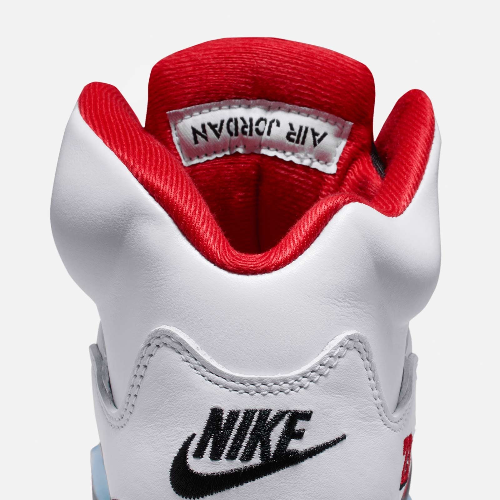 Jordan 5 Retro OG GS Fire Red Black Tongue HQ7980 101
