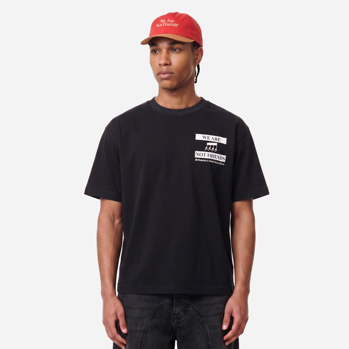 We Are Not Friends Analog Love Black t-shirt WANF-FA2604