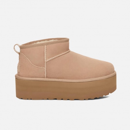 UGG W Classic Ultra Mini Platform 1135092-SAND | 4Elementos