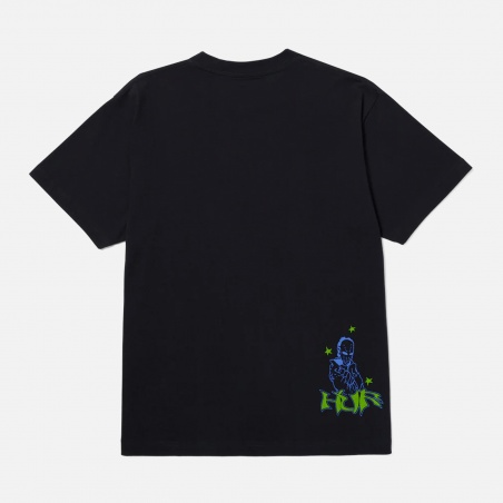 HUF Zine S/s Washed Tee TS02172-BLK | 4Elementos