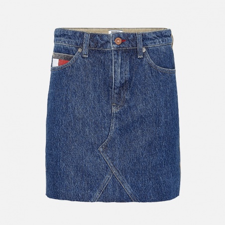 TOMMY JEANS DW0DW077961BK Corduroy Mix Denim Mini Skirt | 4Elementos