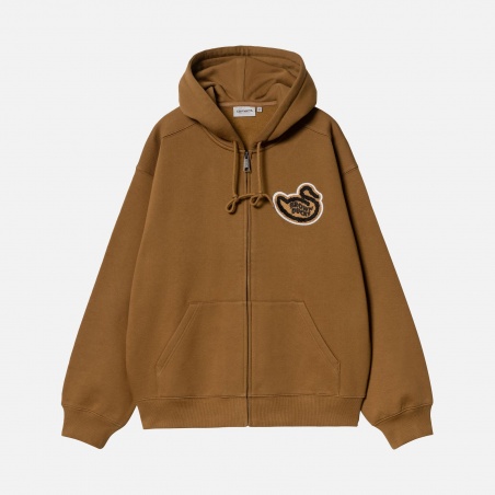 Carhartt WIP Hooded Brown Ducks Jacket I033931.HZ.XX | 4Elementos