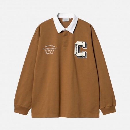 Carhartt WIP Brown Ducks Rugby Shirt I033832.2IQ.XX | 4Elementos