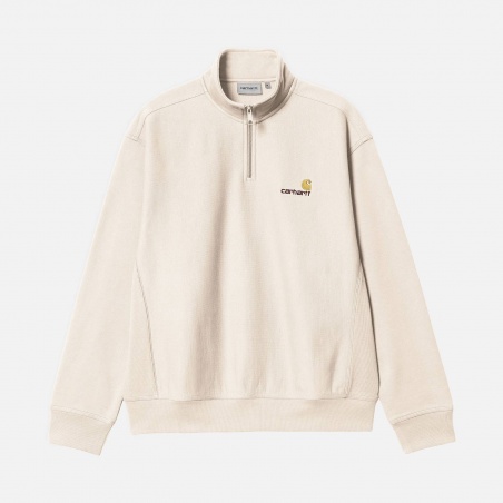 Carhartt WIP Half Zip American Script Sweat I027014.MOO.XX | 4Elementos