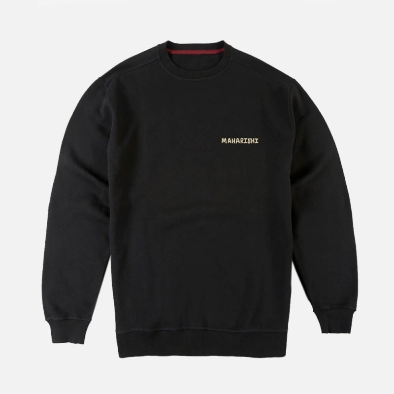 6351 Black Souvenir Organic Crew Sweat