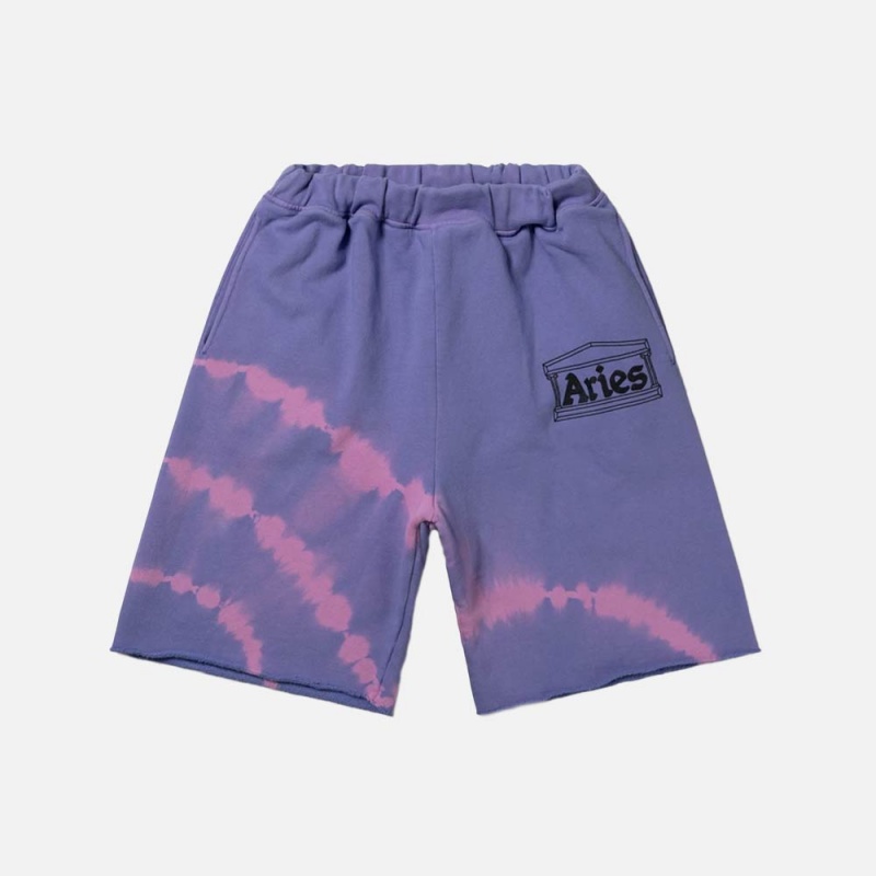 SRAR30202 LLC Tie Dye Temple Sweatshort