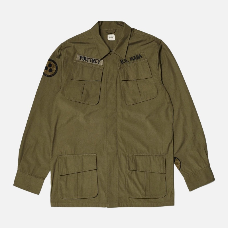 2004 Olive Jungle Fatigue Overshirt