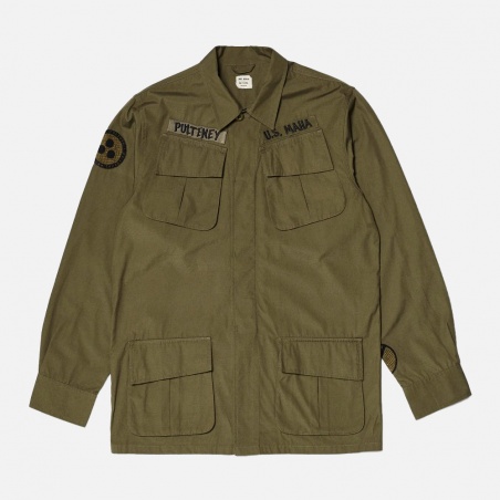 Maharishi 2004-Olive Jungle Fatigue Overshirt | 4Elementos