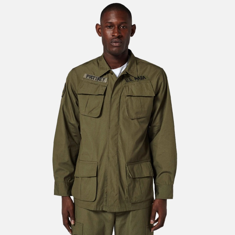 2004 Olive Jungle Fatigue Overshirt