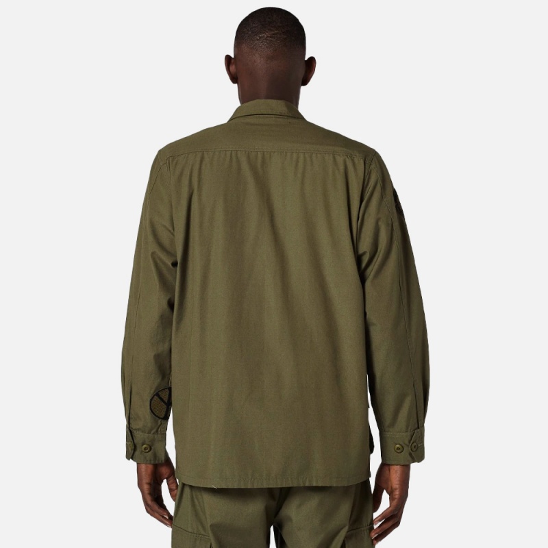 2004 Olive Jungle Fatigue Overshirt