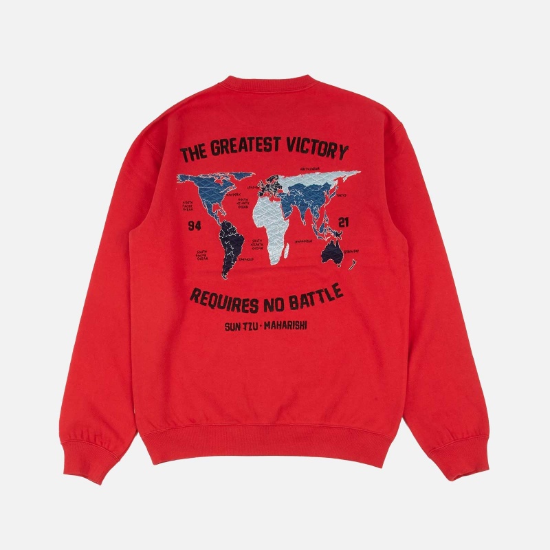 3588 Red Peter s World Tour Crewv Sweat