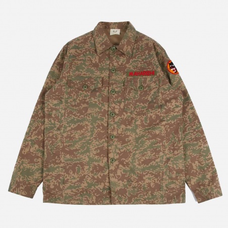 Maharishi 3582-Jungle Camo Tiger Embroidered Shirt | 4Elementos