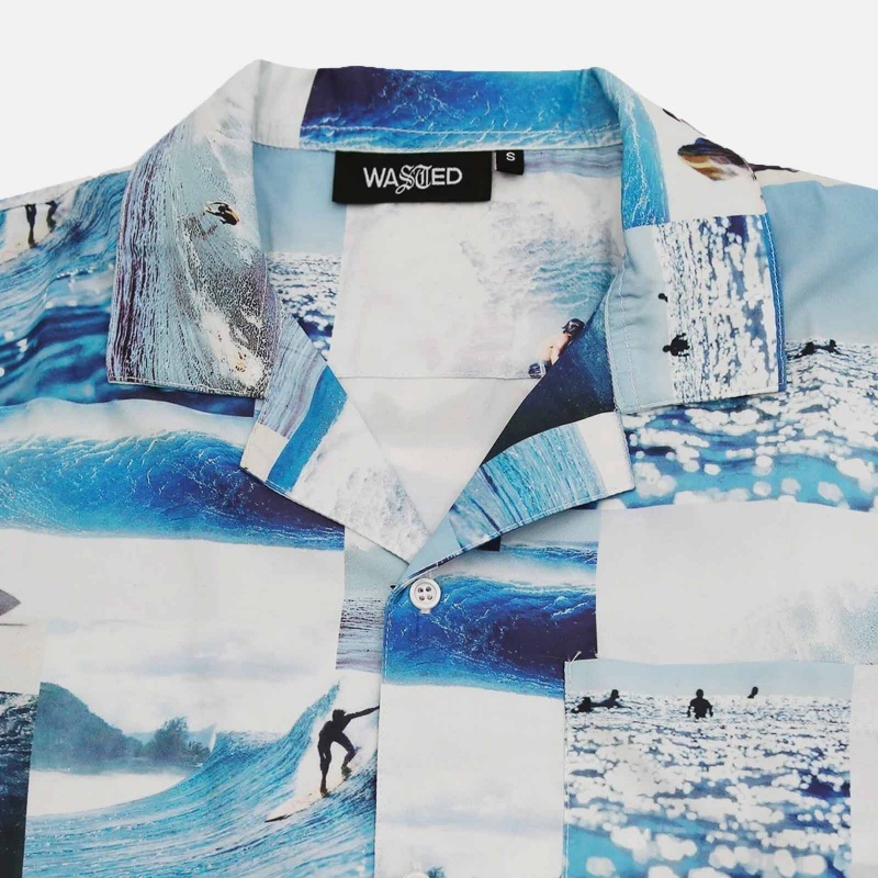 SS22WPSAS BLU Shirt Allover Swell