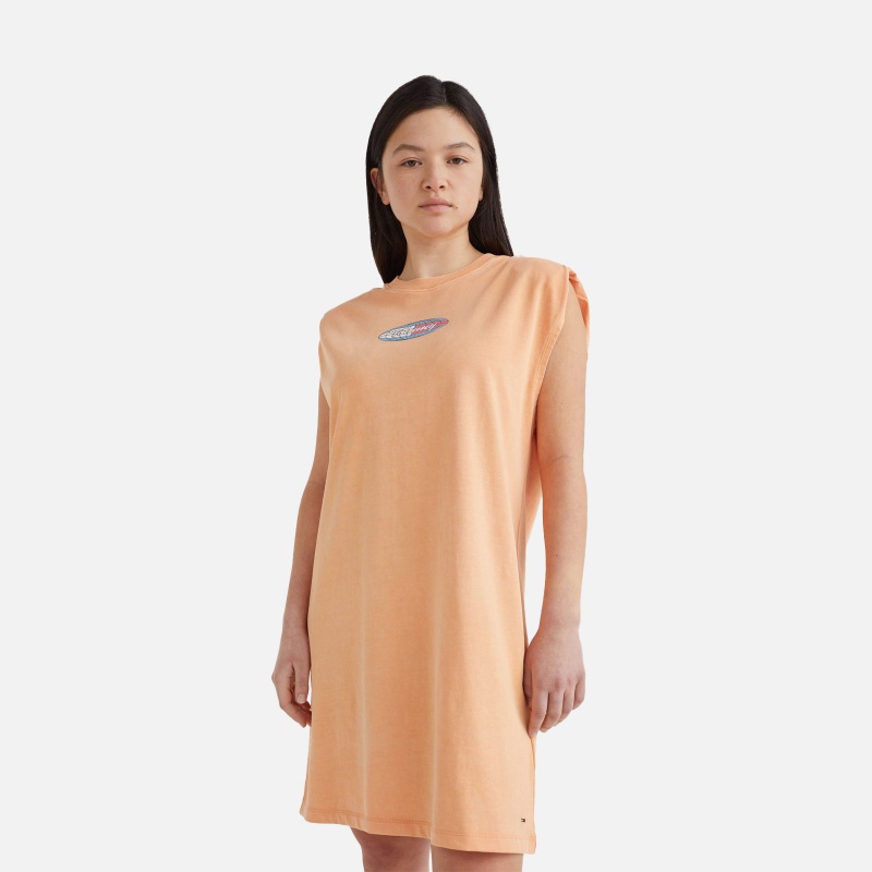 DW0DW12885SEV Surf Globe Tee Dress