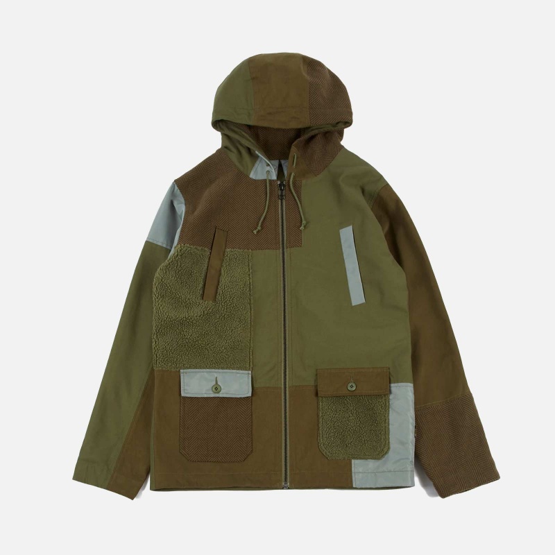 3560 Olive Panelwork D2 Parka