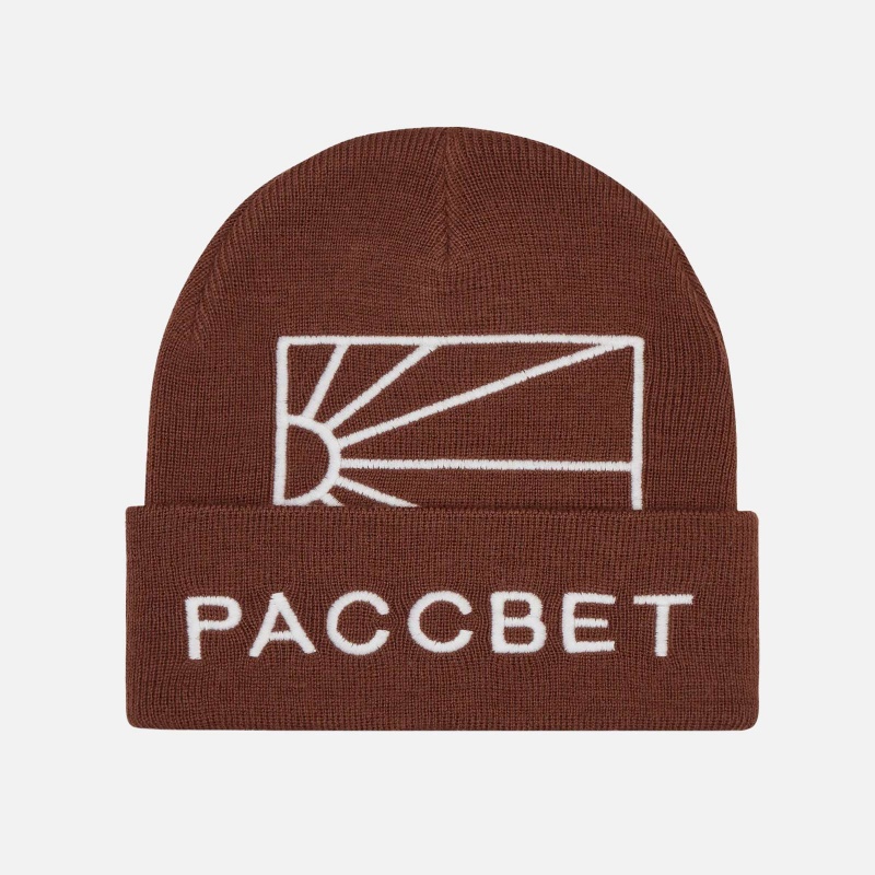 Big Logo Beanie Knit PACC11K007 BWN