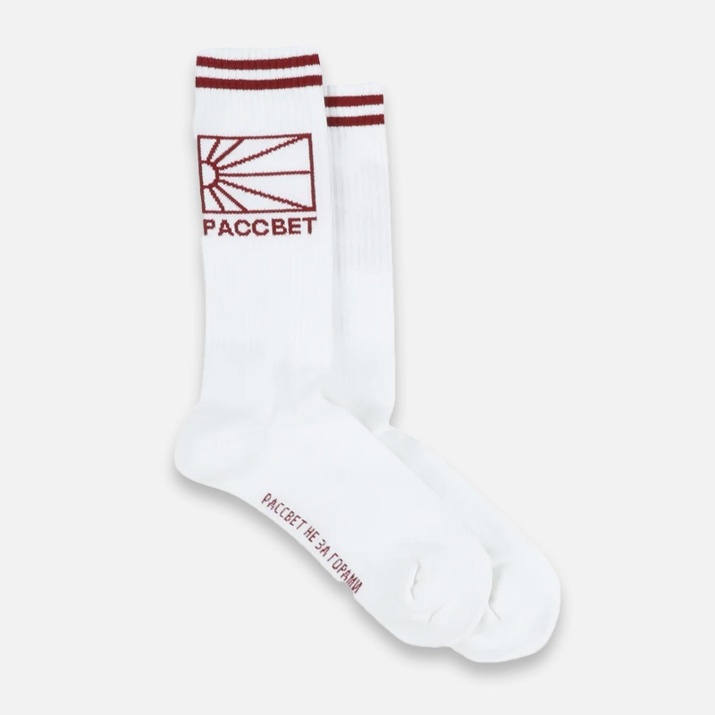 Logo Socks Knit PACC11K018 WHT