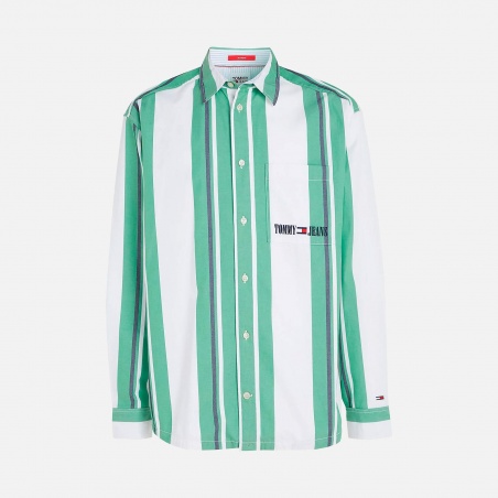 TOMMY JEANS Ovz Archive Stripe Shirt DM0DM16347LY3 | 4Elementos