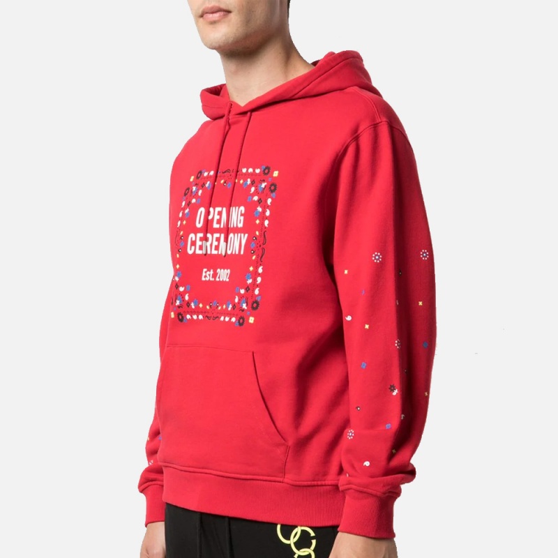 P19TGW22153A 6000 UNISEX BANDANA BOX LOGO HOODIE