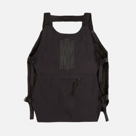 Maharishi Veg Dyed Tactical Cargo Vest 6390-Black | 4Elementos