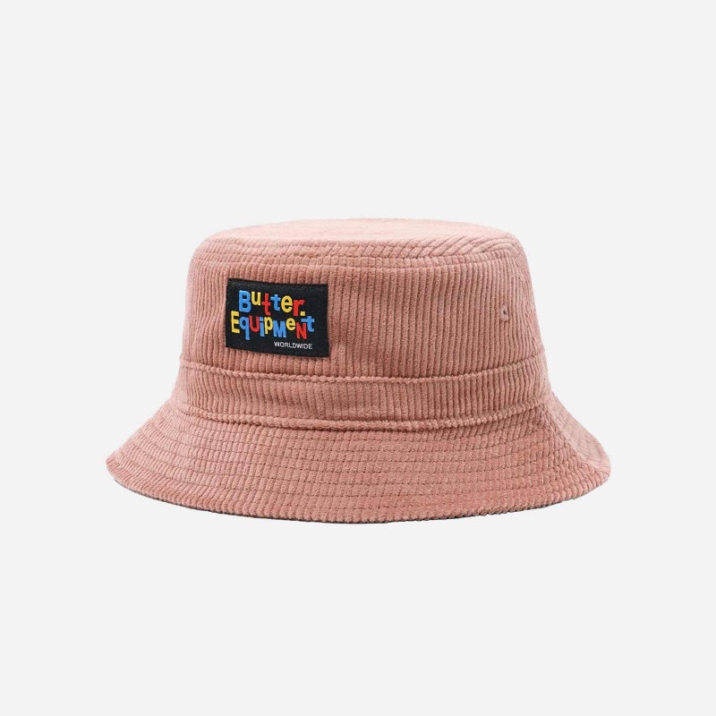 BGFW21HWCBH Plum High Wale Corduroy Bucket Hat