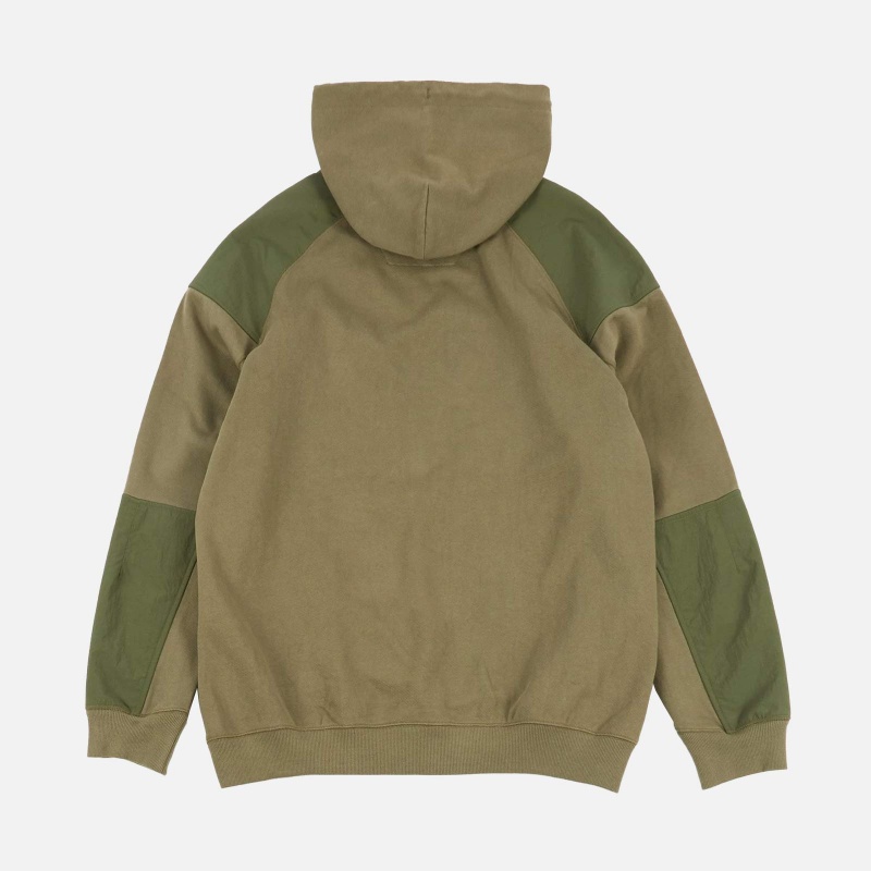 3538 Olive Maha Tech Hooded Sweat