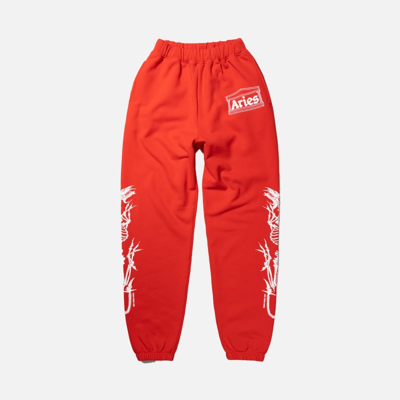 SSAR30013 RED Skeletor Dragon Sweatpant