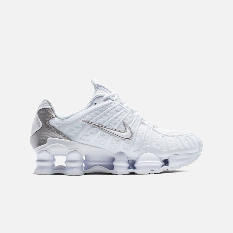 Nike W Shox TL White Metallic Silver AR3566 100