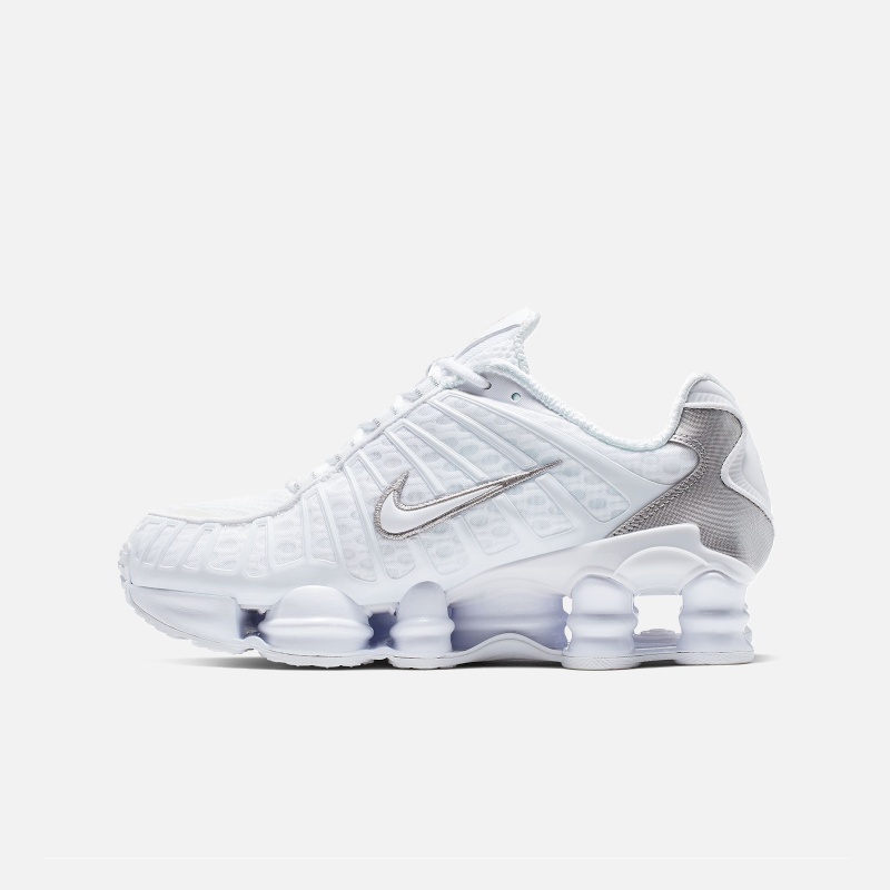 Nike W Shox TL White Metallic Silver AR3566 100