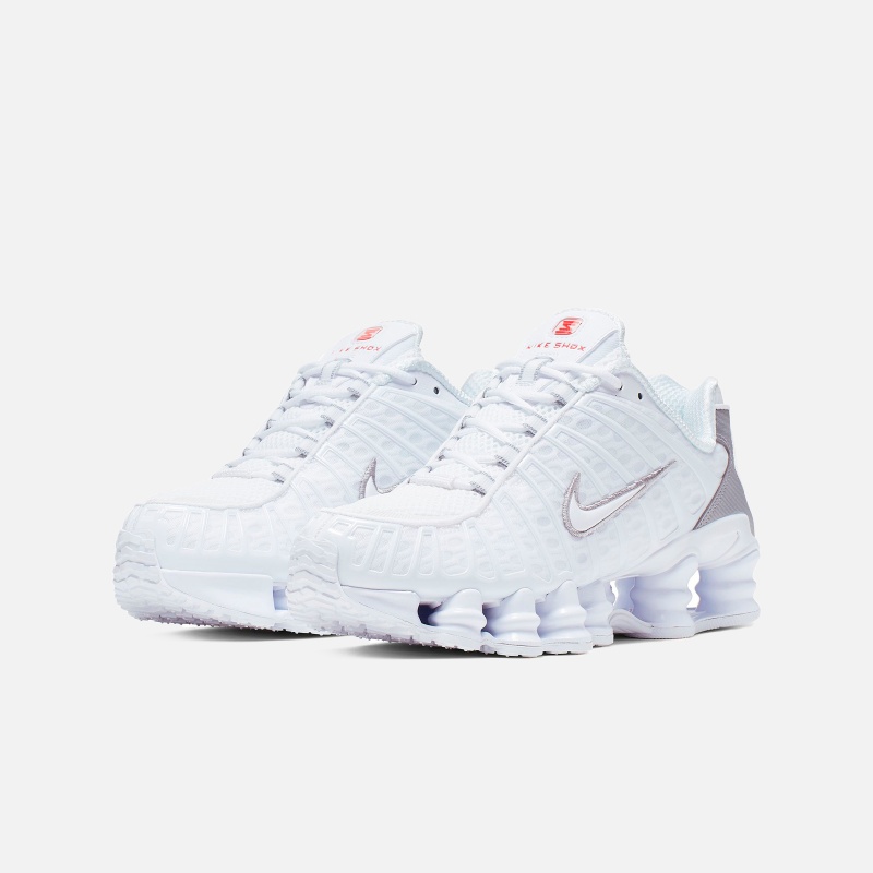 Nike W Shox TL White Metallic Silver AR3566 100