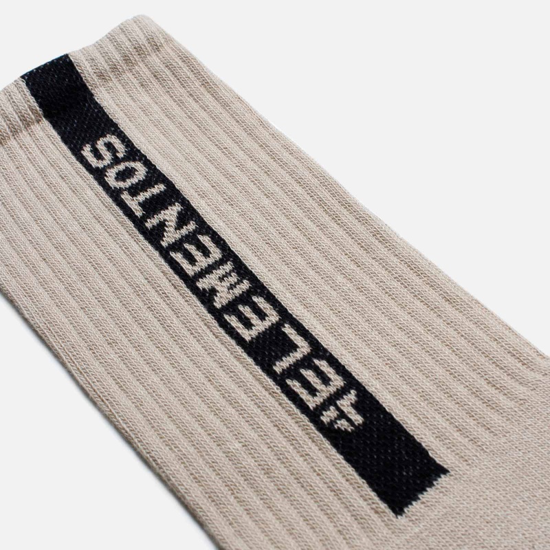 4EBLS2021 4E Beige Line Socks