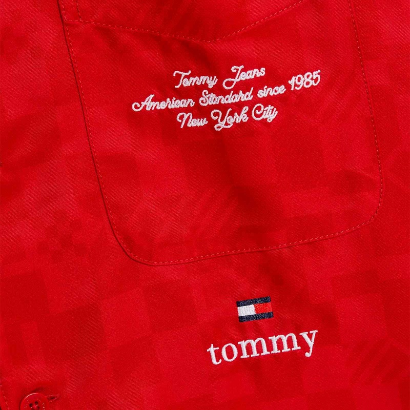 Tommy Jeans Flag Checkerboard Shirt DM0DM16507XLM