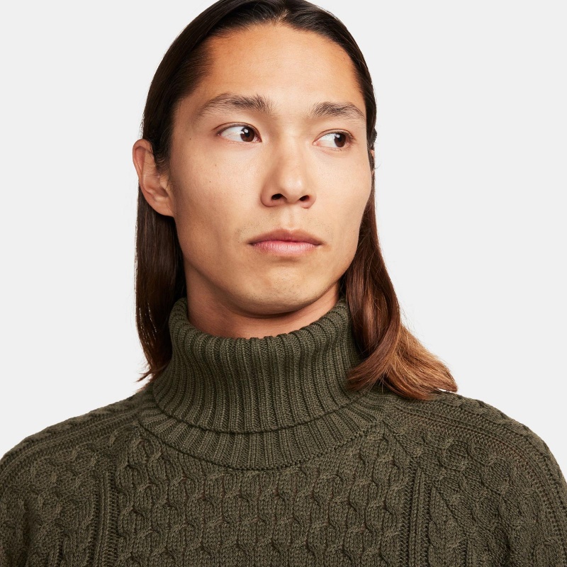 Life Cable Knit Turtleneck Sweater FB7770 325