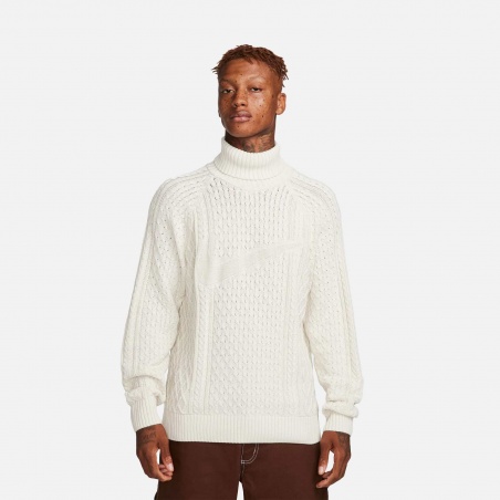 Nike Life Cable Knit Turtleneck Sweater FB7770-072 | 4Elementos