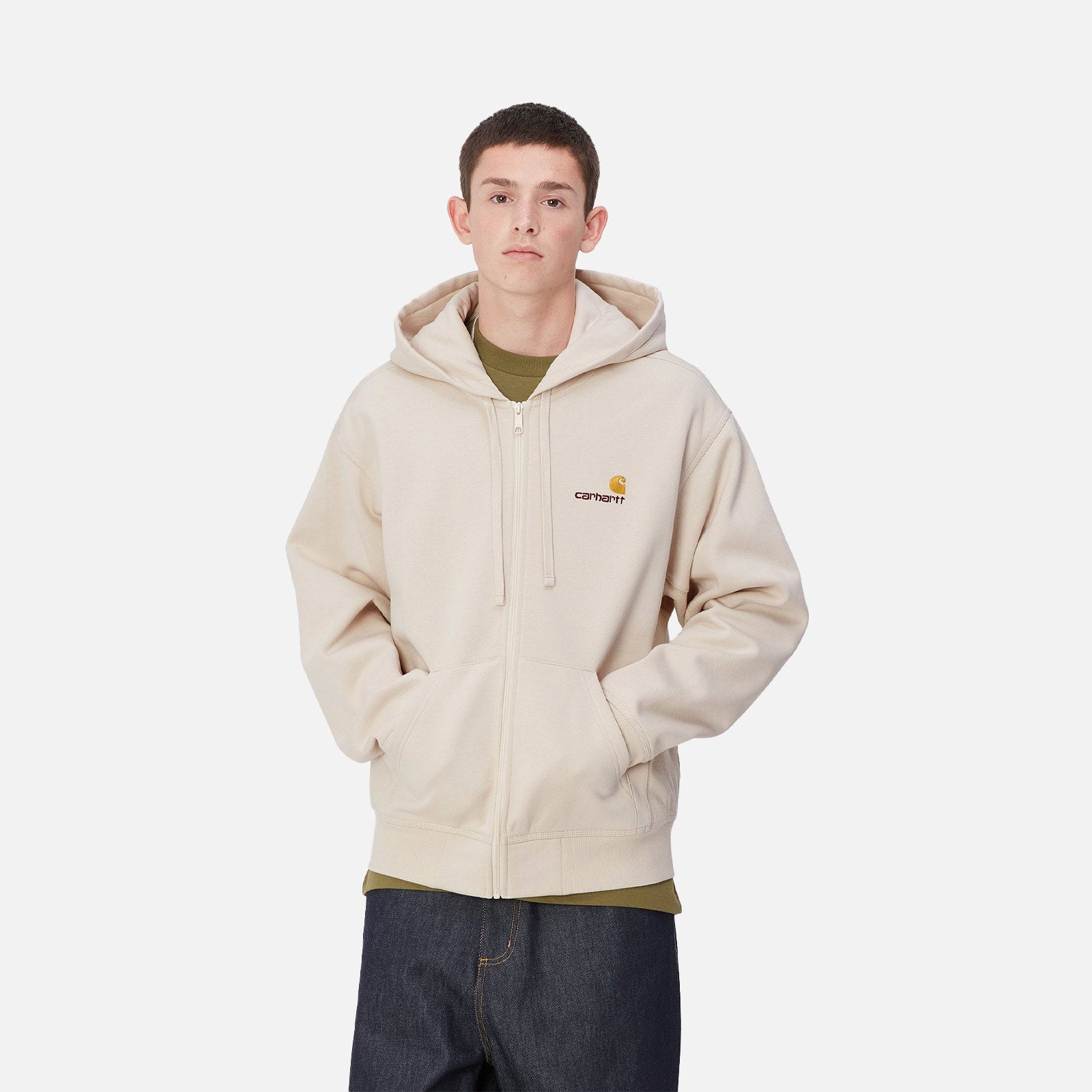 Hooded American Script Jacket I033063MOOXX