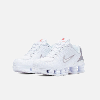 Shox TL White Metallic Silver AR3566 100