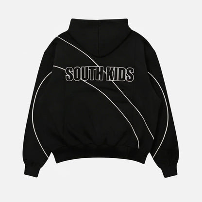 Patchwork Hoodie SKS26PH BLK