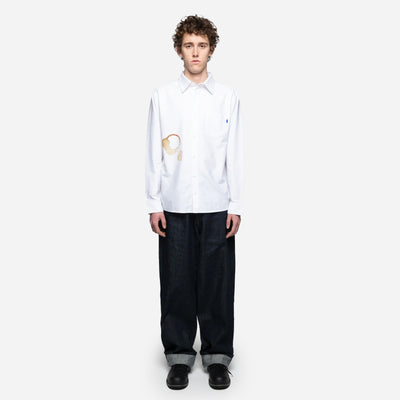 Stained White Shirt SS2693SCSWS WHT
