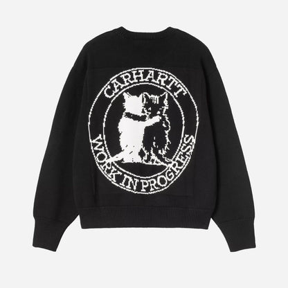 W Hugging Cats Sweater I036850K02XX