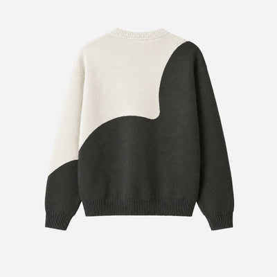 We Are Not Friends Bicolor Flower Sweater WANF-FA2617