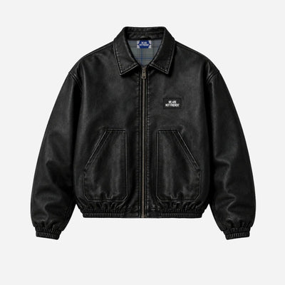 We Are Not Friends Boxy PU Jacket WANF-WI2615